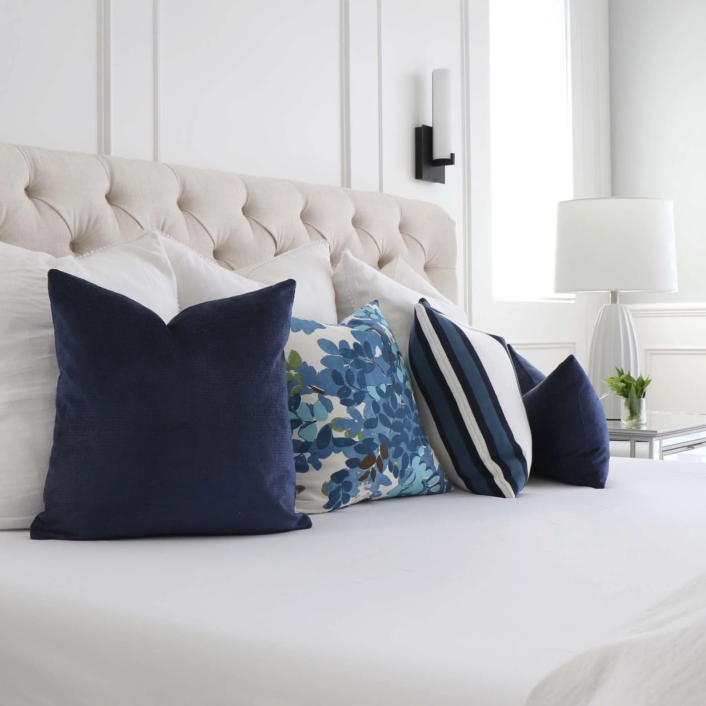 Ocean Blu Pillow Cover