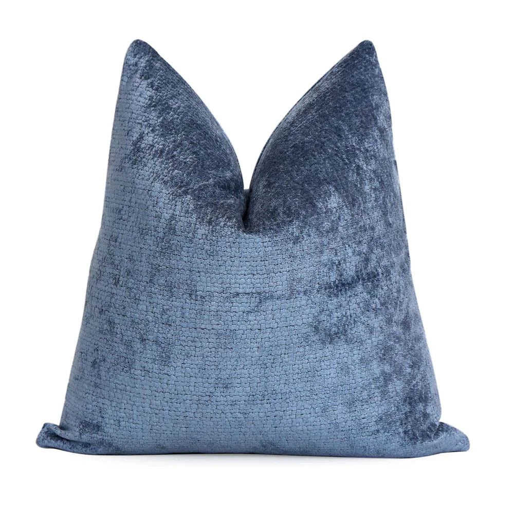 Mar Blue Pillow Cover