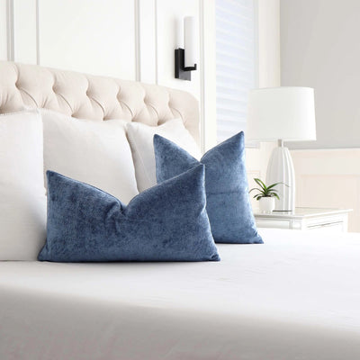 Mar Blue Pillow Cover