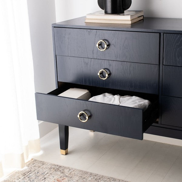 Lorraine 6 Drawer Dresser - Navy