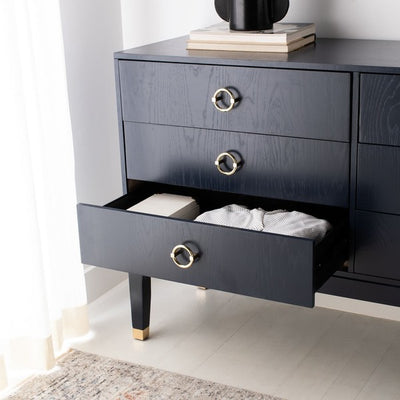 Lorraine 6 Drawer Dresser - Navy