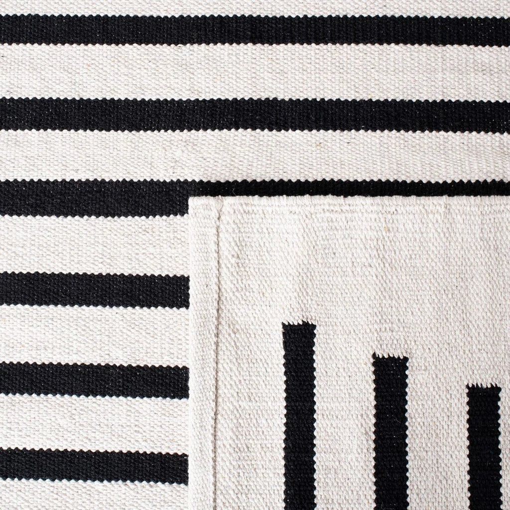 Sensi Area Rug - Ivory & Black