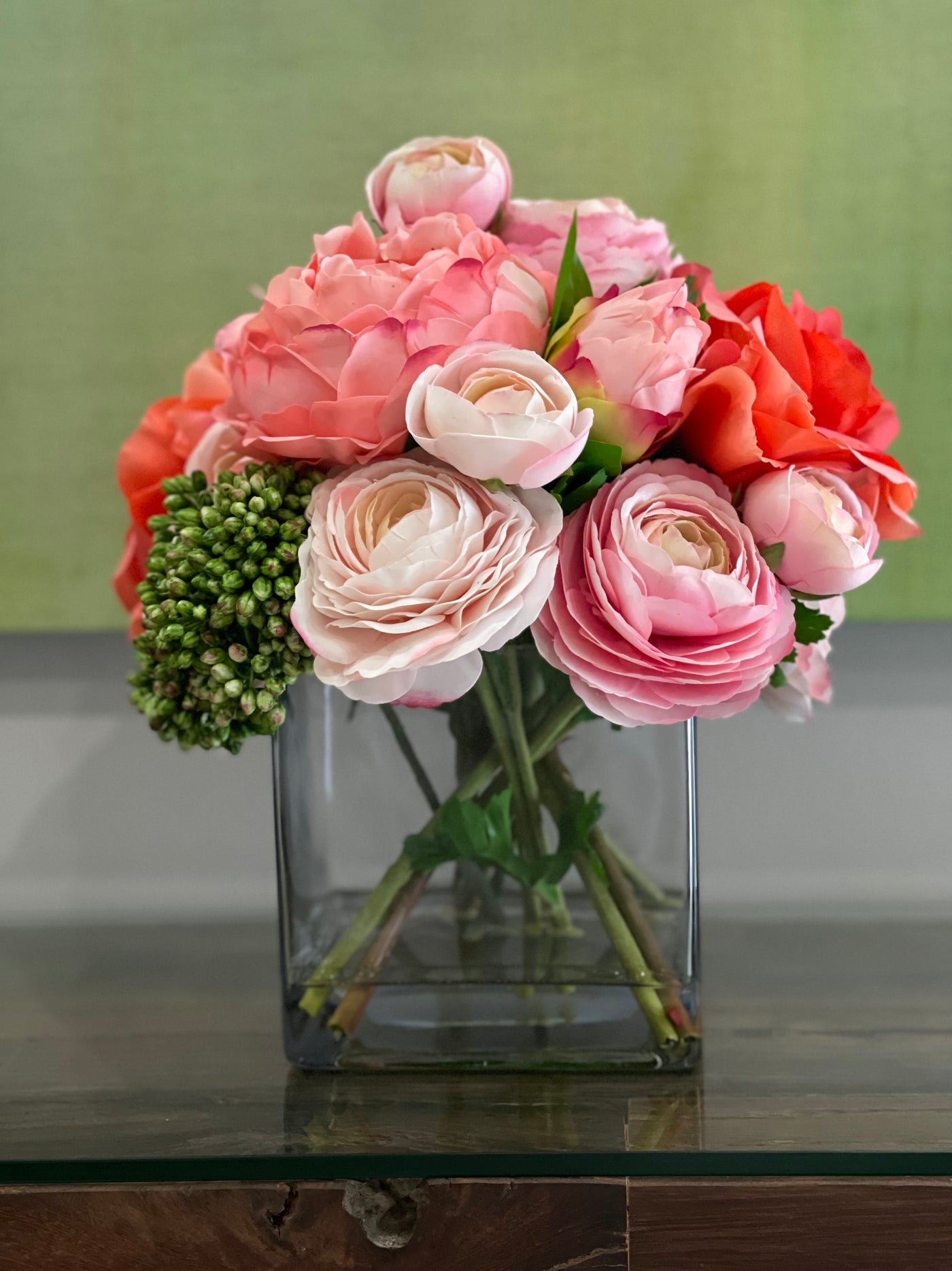 Mixed Bouquet - Coral Rose