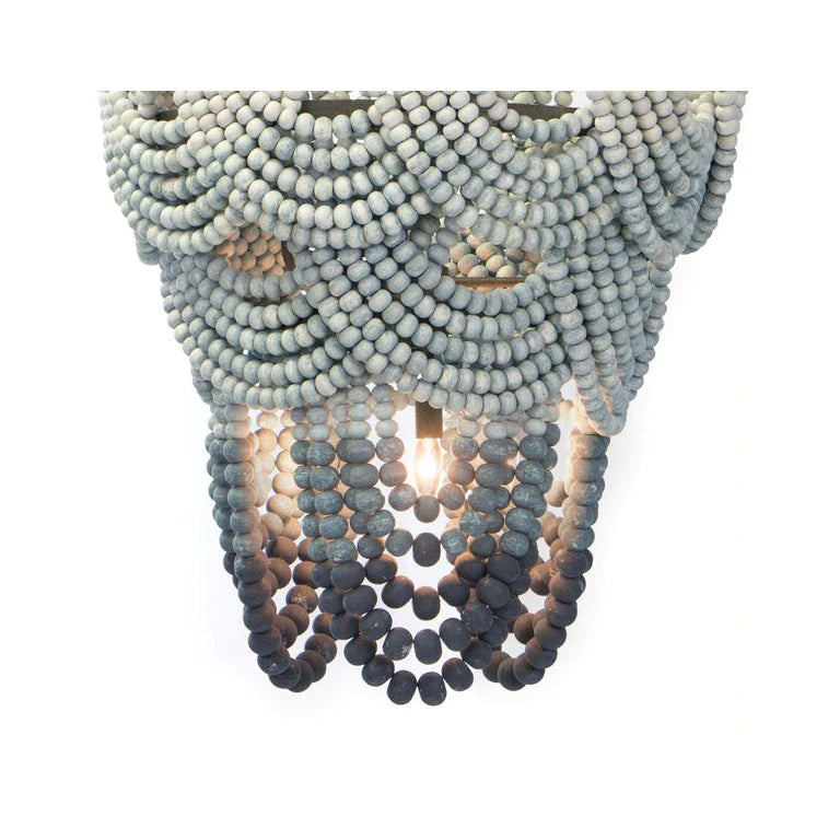 OMBRE WOOD BEAD CHANDELIER BY COASTAL LIVING