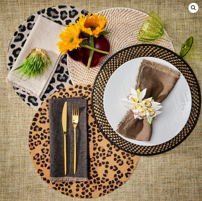 Shaded Rattan Placemat