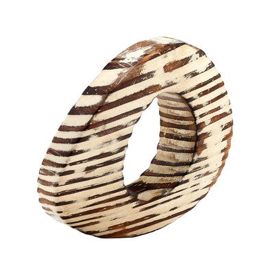 Striped Eye Napkin Ring - Set of 4
