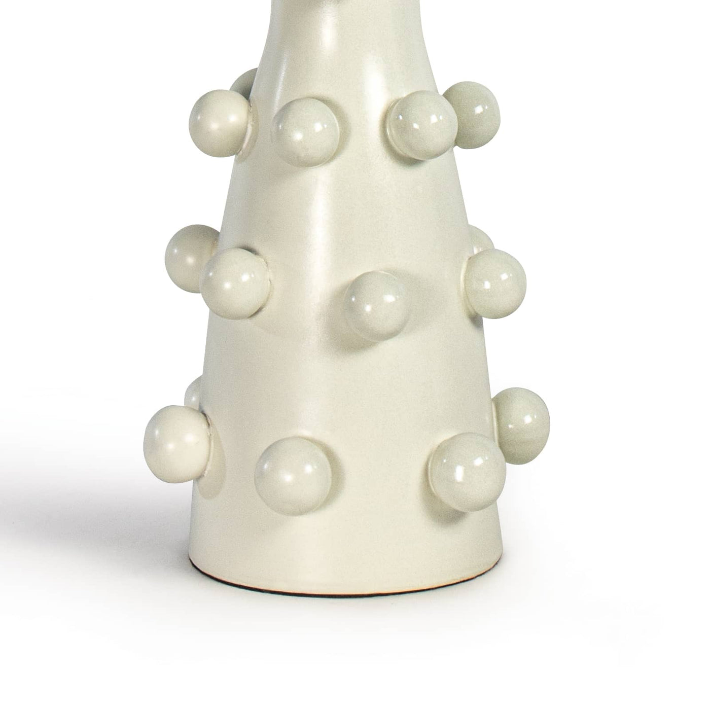 Pom Pom Ceramic Table Lamp (White)