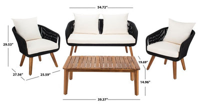 Indies 4 Pc Living Patio Set