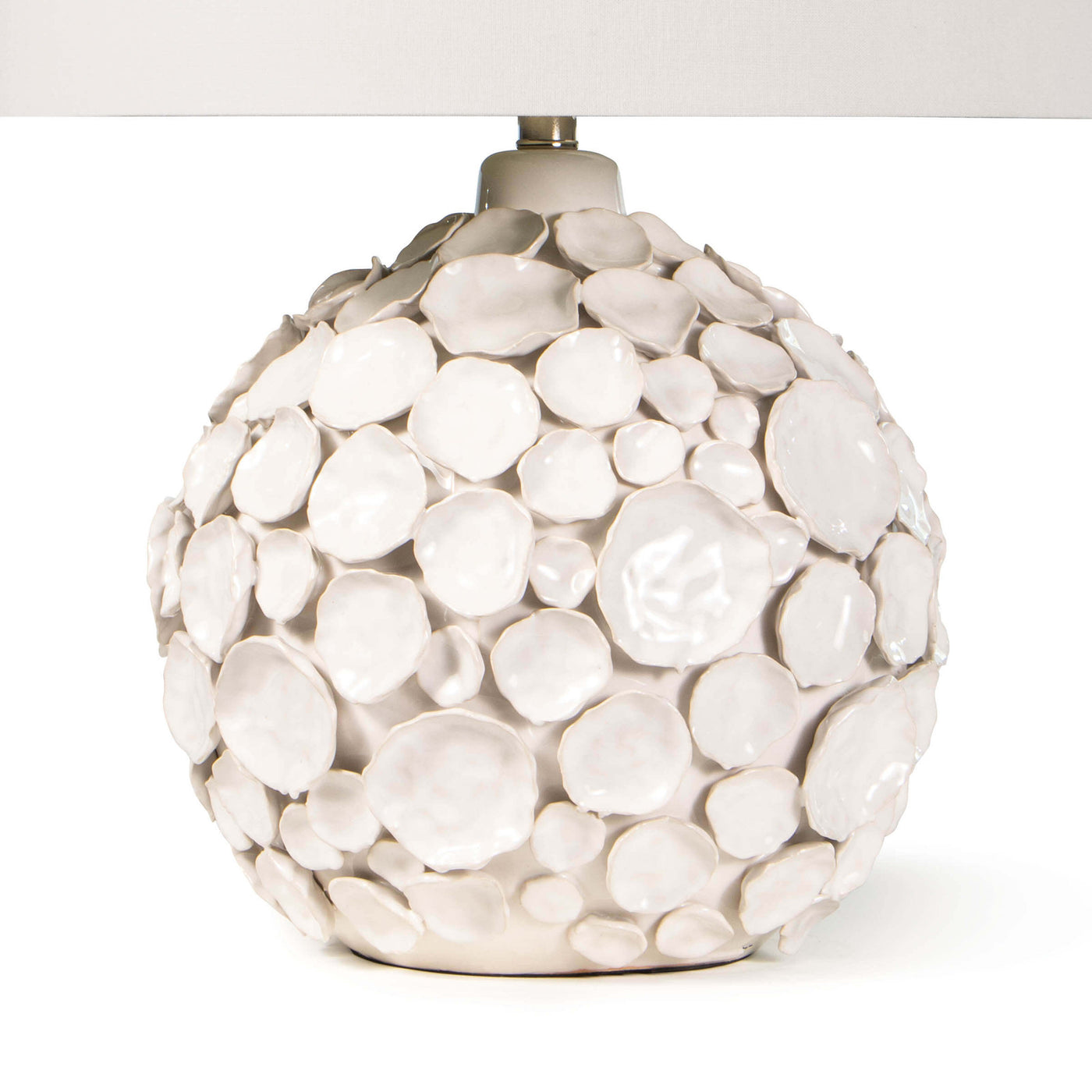 Lucia Ceramic Table Lamp - White