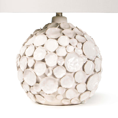 Lucia Ceramic Table Lamp - White