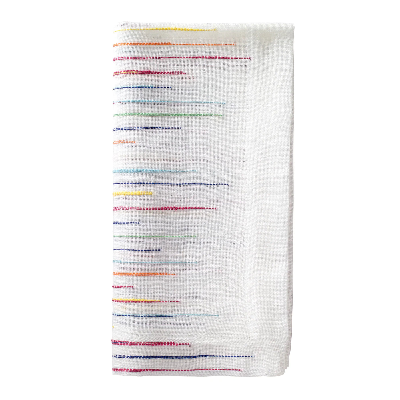 Rainbow Linen Napkins - Set of 4