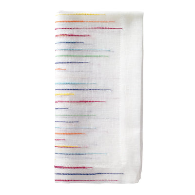 Rainbow Linen Napkins - Set of 4