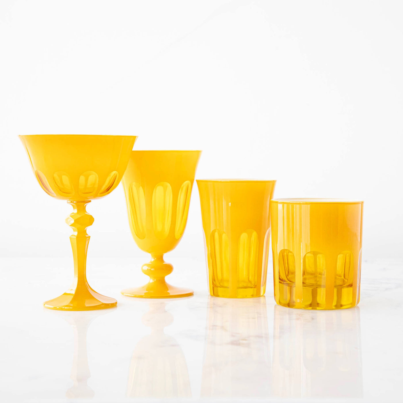 Rialto Glassware - Tulip - Saffron - Set of 2