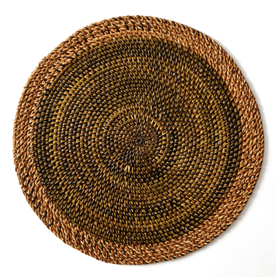 Shaded Rattan Placemat