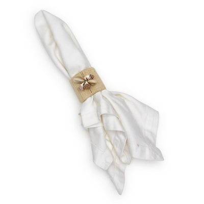 Seashell Napkin Rings - Set of 4