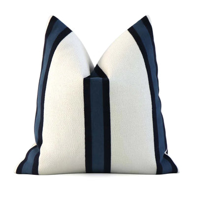 Alvaro Stripe Navy Pillow Cover