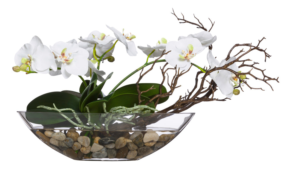 Orchids & Manzanita Waterlike Bowl