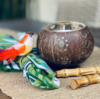 Coconut Candle Holder
