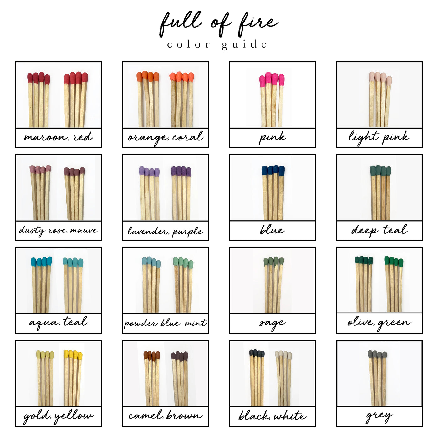 Full Of Fire Matches - Pastel