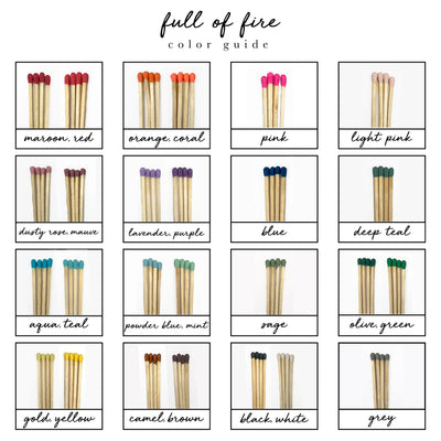 Full Of Fire Matches - Pastel
